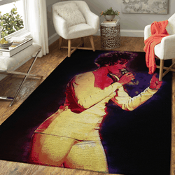 Whitney Houston Learning To Love Your Self Art Area Rug Area Rug Living Room Carpet Rug Regtangle Carpet Floor Decor Home Decor