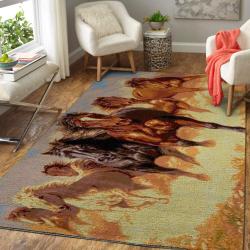 Wild Horses Area Rug 1910162 Rug Regtangle Carpet Floor Decor Home Decor