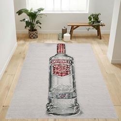 Wine Beverage Vodka Smirnoff Area Rug Living Room And Bed Room Rug Rug Regtangle Carpet Floor Decor Home Decor