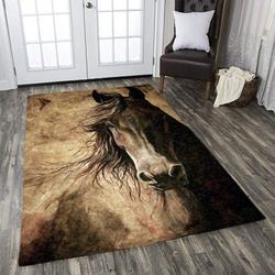 Horse Pattern Area Rug Living Room Rug Home Decor