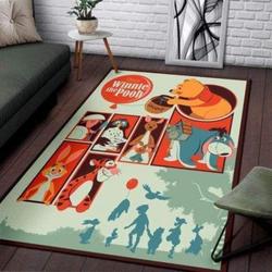 Winnie The Pooh Area Rug Living Room Rug Home Decor Disney Movie Hh30104