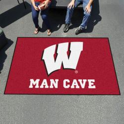 Wisconsin Badgers Ncaa Team Logo Nice Gift Home Decor Living Room Rug V11129 3