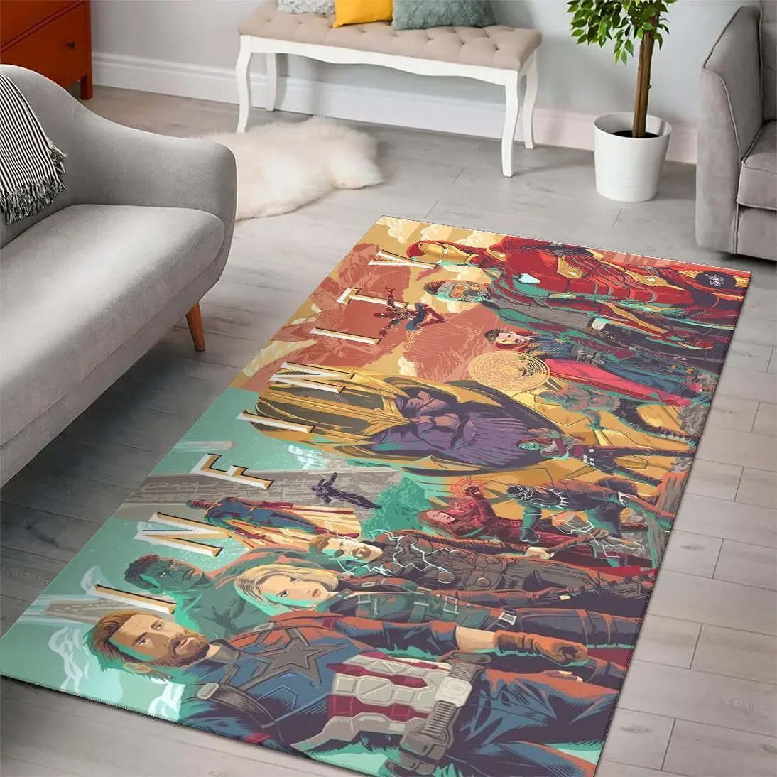 Witch Design Rug Graffiti Rug Kids Room Rug Floor Rug Salon Rug Modern Rug Art Deco Rug Area Rug Popular Rug