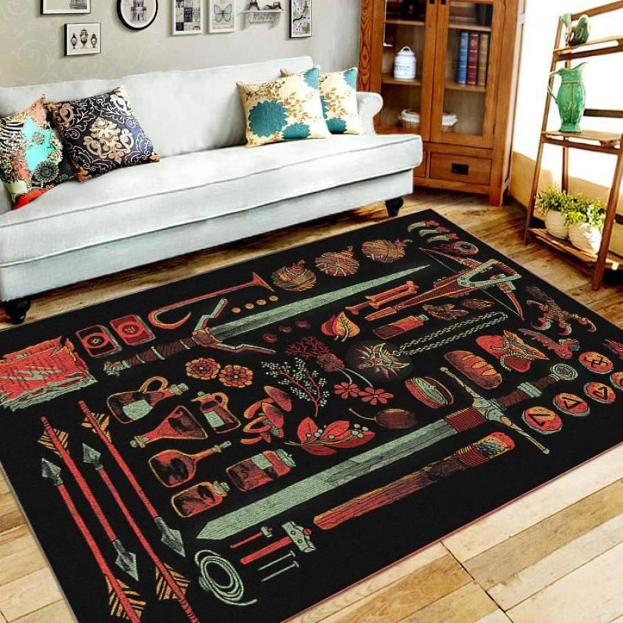 Witcher Area Rug Living Room Rug Home Decor Home Decor Bedroom Living Room Decor