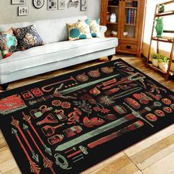 Witcher Area Rug Living Room Rug Home Decor Home Decor Bedroom Living Room Decor