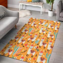Wolf Chief Native American Area Rug Living Room Rug Home Decor