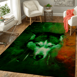 Wolf Violin Music Animal Art Art For Fans Area Rug Living Room Carpet Rug Regtangle Carpet Floor Decor Home Decor