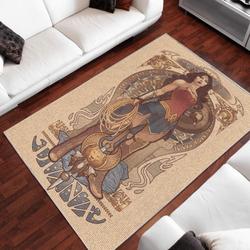 Wonder Woman Area Rug Living Room Rug Home Decor Home Decor Bedroom