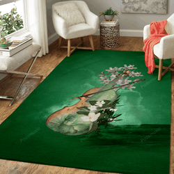 Wonderful Violin Music Art For Fans Area Rug Living Room Carpet Rug Regtangle Carpet Floor Decor Home Decor
