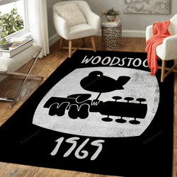 Woodstock 1969 Vintage Music Art For Fans Area Rug Living Room Carpet Rug Regtangle Carpet Floor Decor Home Decor