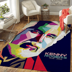 Wpap Kenny Rogers Music Wpap Art For Fans Area Rug Living Room Carpet Rug Regtangle Carpet Floor Decor Home Decor