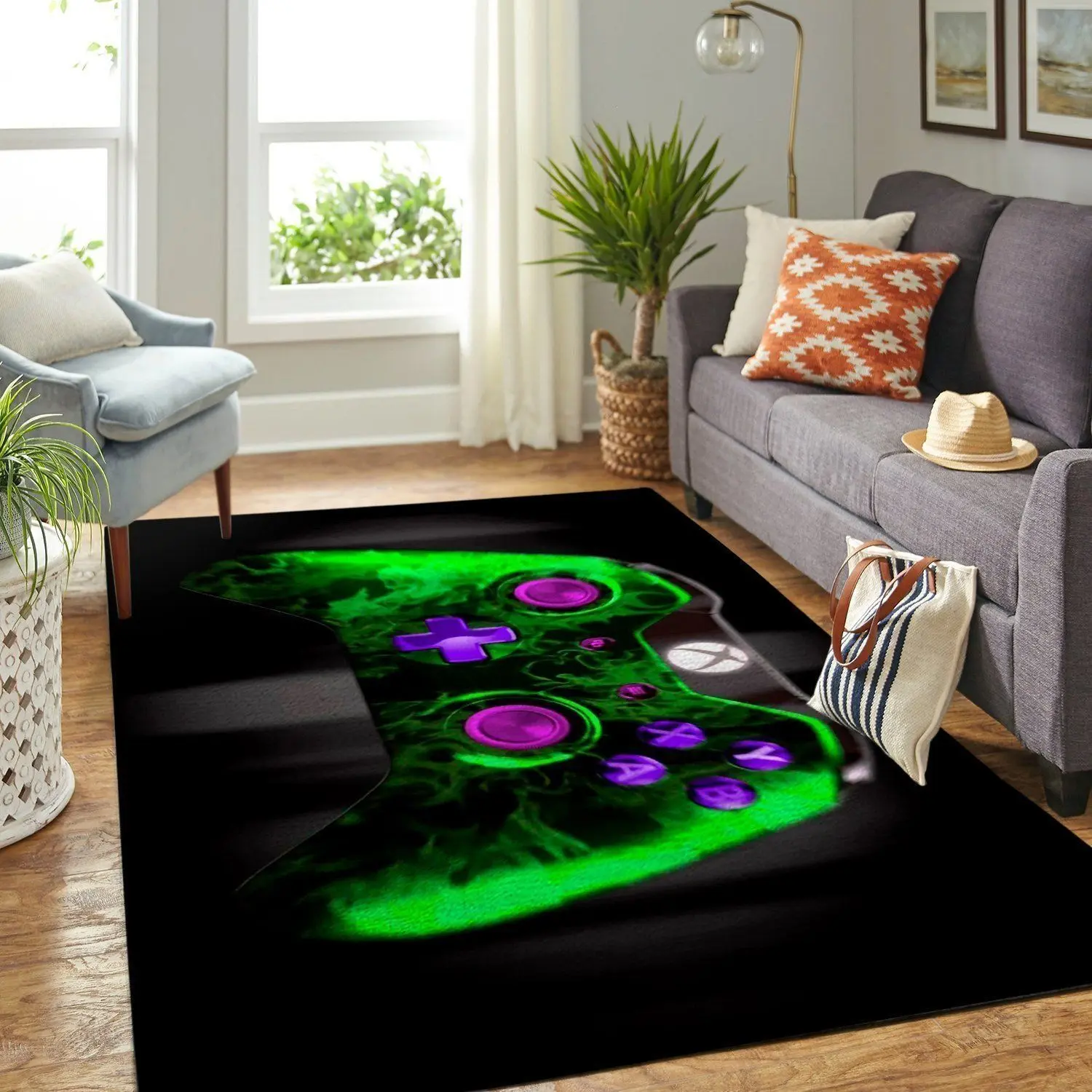 Xbox Area Rug Gaming Carpet Gamer Living Room Rugs Rug Regtangle Carpet Floor Decor Home Decor V912