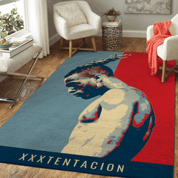 Xxxtentacion Best New Hip Hop Artist Art For Fans Area Rug Area Rug Living Room Carpet Rug Regtangle Carpet Floor Decor Home Decor