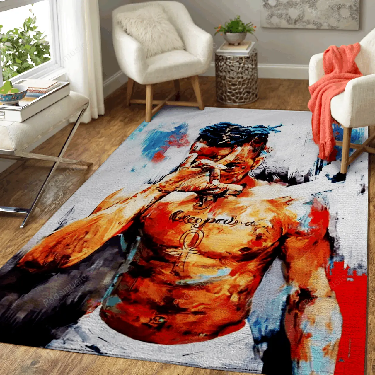 Xxxtentacion Music Painting Art For Fans Area Rug Living Room Carpet Rug Regtangle Carpet Floor Decor Home Decor V11189