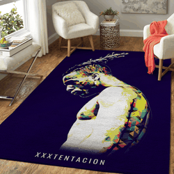 Xxxtentacion The Legend Rapper Hiphop Pop Art For Fans Area Rug Area Rug Living Room Carpet Rug Regtangle Carpet Floor Decor Home Decor