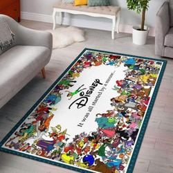 Yellow Elephant Mandala Print Area Rug Living Room Rug Home Decor