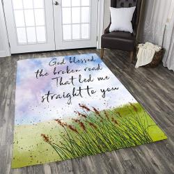 Yin Yang Black Pattern Print Area Rug Living Room Rug Home Decor
