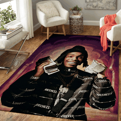 Ynw Melly Rap Music Art For Fans Area Rug Living Room Carpet Rug Regtangle Carpet Floor Decor Home Decor