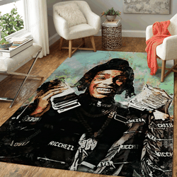 Ynw Melly Rapper Music World Art For Fans Area Rug Living Room Carpet Rug Regtangle Carpet Floor Decor Home Decor