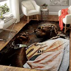 Young Thug Rapper Music World Art For Fans Area Rug Living Room Carpet Rug Regtangle Carpet Floor Decor Home Decor