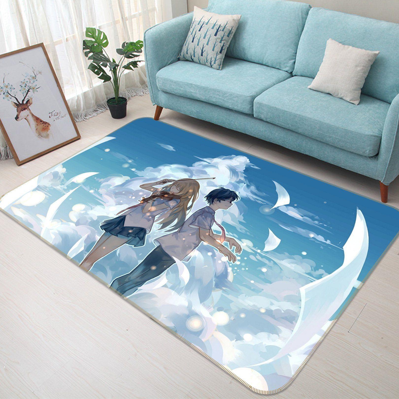 Your Lie In April Anime 1 Area Rug Living Room And Bed Room Rug Rug Regtangle Carpet Floor Decor Home Decor