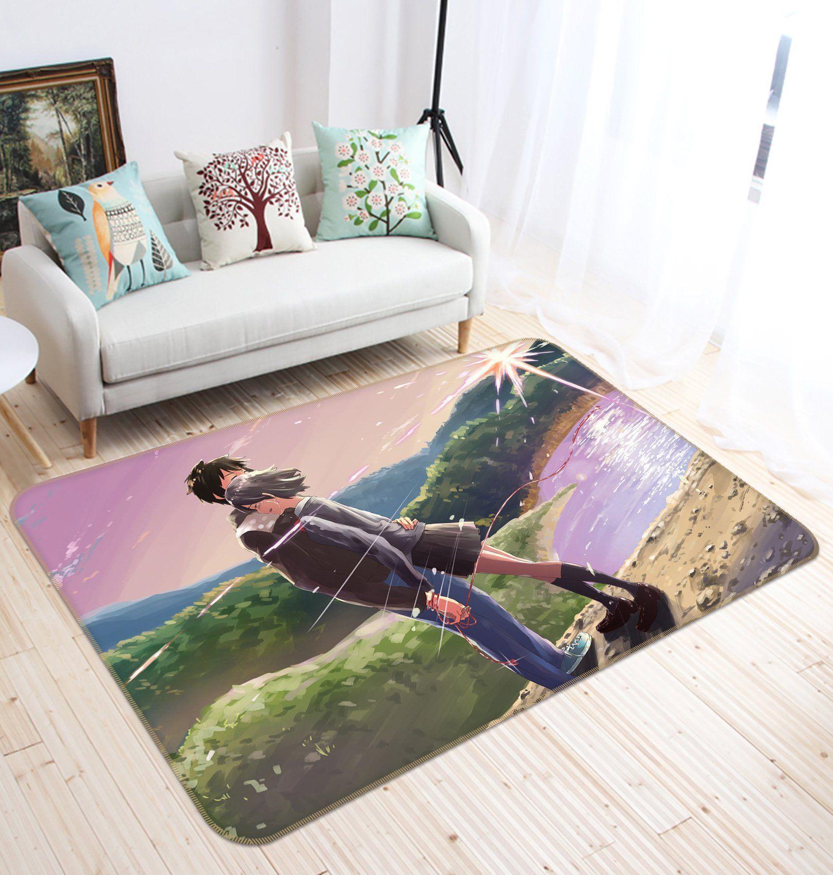 Your Name Anime 15 Area Rug Living Room And Bed Room Rug Rug Regtangle Carpet Floor Decor Home Decor