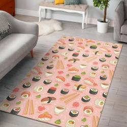 Yummy Banana Pattern Print Area Rug Living Room Rug Home Decor
