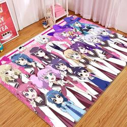 Yuruyuri Anime 3 Area Rug Living Room And Bed Room Rug Rug Regtangle Carpet Floor Decor Home Decor