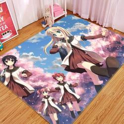 Yuruyuri Anime 6 Area Rug Living Room And Bed Room Rug Rug Regtangle Carpet Floor Decor Home Decor