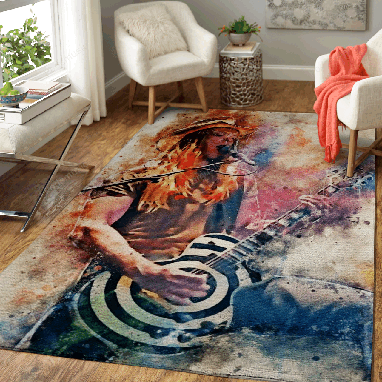 Zakk Wylde Music World Art For Fans Area Rug Living Room Carpet Rug Regtangle Carpet Floor Decor Home Decor