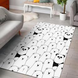 Zombie Halloween Pattern Print Area Rug Living Room Rug Home Decor