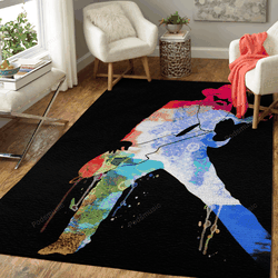 Zz Top Watercolor Music Legends On Stage Art For Fans Area Rug Living Room Carpet Rug Regtangle Carpet Floor Decor Home Decor