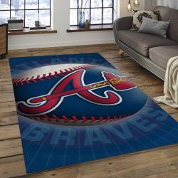 MLB Atlanta Braves Baseball Team Logo Rectangle Area AB01