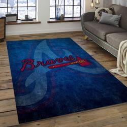 MLB Atlanta Braves Baseball Team Logo Rectangle Area AB04