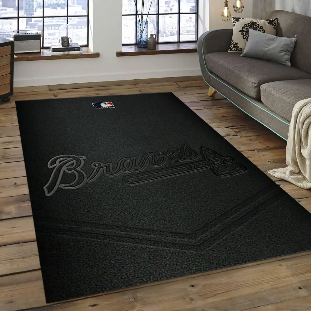 MLB Atlanta Braves Baseball Team Logo Rectangle Area AB08