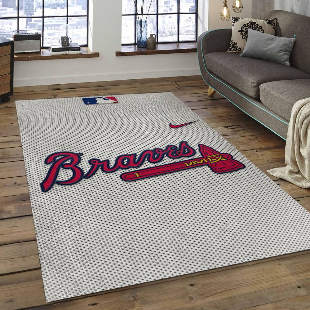 MLB Atlanta Braves Baseball Team Logo Rectangle Area AB09