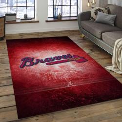 MLB Atlanta Braves Baseball Team Logo Rectangle Area AB10