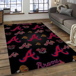 MLB Atlanta Braves Baseball Team Logo Rectangle Area AB11