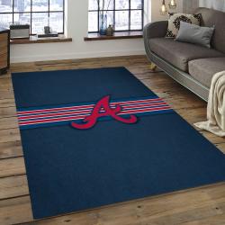 MLB Atlanta Braves Baseball Team Logo Rectangle Area AB12