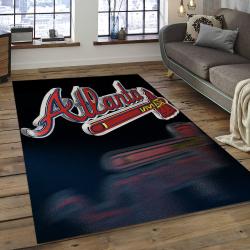 MLB Atlanta Braves Baseball Team Logo Rectangle Area AB13