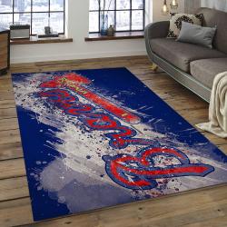 MLB Atlanta Braves Baseball Team Logo Rectangle Area AB16