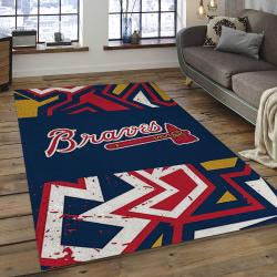 MLB Atlanta Braves Baseball Team Logo Rectangle Area AB19