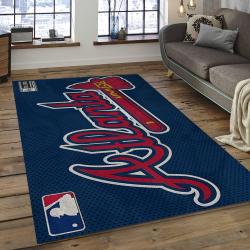 MLB Atlanta Braves Baseball Team Logo Rectangle Area AB20