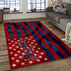 MLB Atlanta Braves Baseball Team Logo Rectangle Area AB22