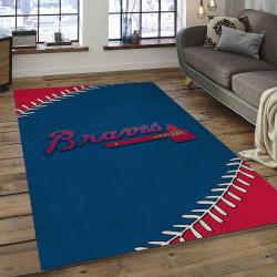MLB Atlanta Braves Baseball Team Logo Rectangle Area AB25