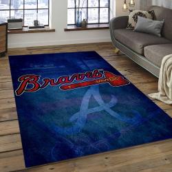 MLB Atlanta Braves Baseball Team Logo Rectangle Area AB27