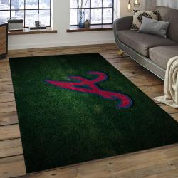 MLB Atlanta Braves Baseball Team Logo Rectangle Area AB30