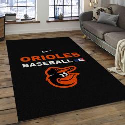 MLB Baltimore Orioles Baseball Team Logo Rectangle Area BO03