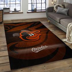 MLB Baltimore Orioles Baseball Team Logo Rectangle Area BO04