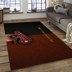 MLB Baltimore Orioles Baseball Team Logo Rectangle Area BO10